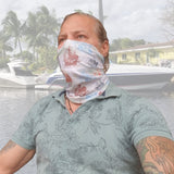 Neck Gaiter-Face Mask-Head Scarves-Headband-Ships Design White Color Bandana-Quality Gift Headwear Face Shield