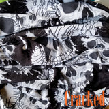 Neck Gaiter-Face Mask-Head Scarves-Headband-Cracked Design Face Shield-Skull Bandana-Hair Scarf-Gift Headwear