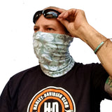Neck Gaiter-Face Mask-Head Scarves-Headband-Skull Grunge-Gray and White Color Bandana-Quality Gift Headwear Face Shield