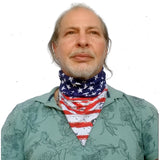 Unique Neck Gaiter - Triangle Face Mask - A Dream - American Flag Face Mask -  Protective Face Cover - Biker Bandana - Gift Design Scarf