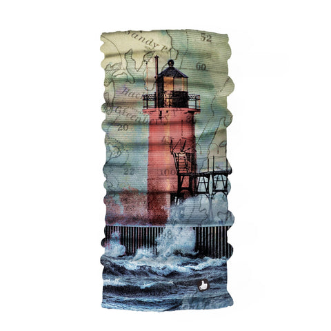 Neck Gaiter-Face Mask-Head Scarves-Headband-Lighthouse Design Red Color Bandana-Quality Gift Headwear Face Shield