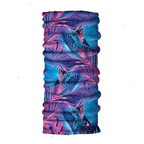 Neck Gaiter-Face Mask-Coolmax Bandana-Tropic Pink Color Sports Wear-Quality Gift Active Purpose Headwear Face Shield