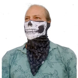 Unique Neck Gaiter - Triangle Face Mask - Gunner Mask - Skull Face Mask - Protective Face Cover - Biker Bandana - Gift Design Scarf