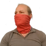 Neck Gaiter-Face Mask-Coolmax Bandana-Abstract Red Color Sports Wear-Quality Gift Active Purpose Headwear Face Shield