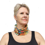 Neck Gaiter-Face Mask-Head Scarves-Headband-Gargath Colorful Bandana-Quality Gift Headwear Face Shield