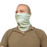 Neck Gaiter-Face Mask-Head Scarves-Headband-Abstract Ecru-Beige Color Bandana-Quality Gift Headwear Face Shield