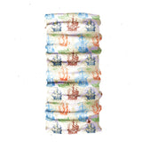 Neck Gaiter-Face Mask-Head Scarves-Headband-Ships Design White Color Bandana-Quality Gift Headwear Face Shield