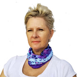 Neck Gaiter-Face Mask-Head Scarves-Headband-Paweye Purple Color Bandana-Quality Gift Headwear Face Shield