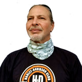 Neck Gaiter-Face Mask-Head Scarves-Headband-Skull Grunge-Gray and White Color Bandana-Quality Gift Headwear Face Shield