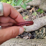 Plain Handcrafted Genuine Brown Vegetal Leather leather Bracelet-Unique Gift Fashion Jewelry Cuff