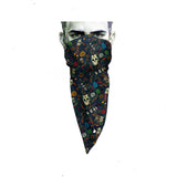 Unique Neck Gaiter - Triangle Face Mask - Ofrenda - Skull Face Mask - Biker Bandana - Gift Design Scarf