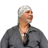 Neck Gaiter-Face Mask-Head Scarves-Headband-Skull Grunge-Gray and White Color Bandana-Quality Gift Headwear Face Shield