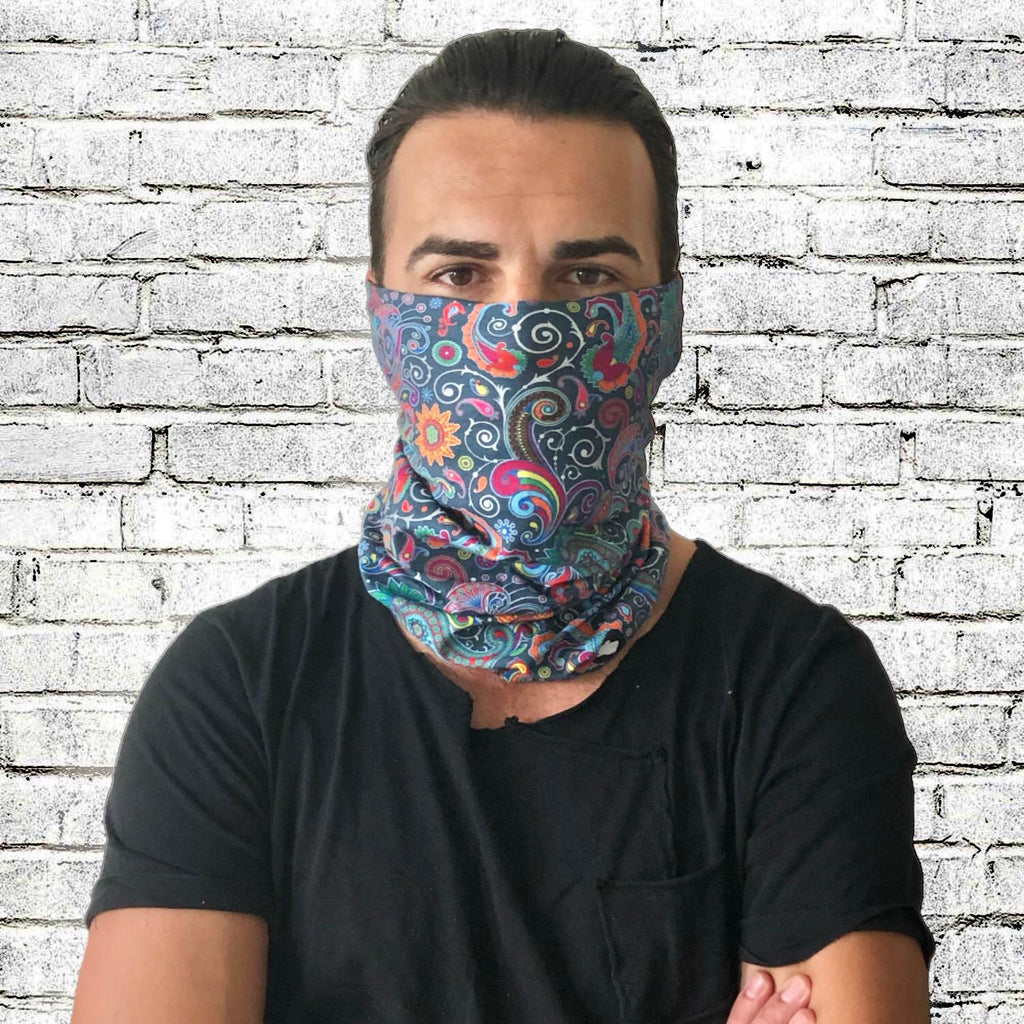 Neck Gaiter Face Mask Head Scarves Headband Bandana Hair Scarf Headwear Gift Face Shield