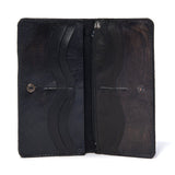 Leather Bi-fold Steampunk Wallet-Vegetan Leather-Birthday Gift-Anniversary Gift