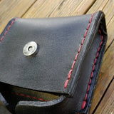 Handcrafted Leather Tank Pad & Bag Set Motorcycle accessories Balance Headwear  (1927929888822)