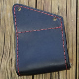 Handcrafted Leather Tank Pad & Bag Set Motorcycle accessories Balance Headwear  (1927929888822)