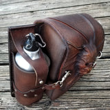 Handcrafted Leather Motorcycle Solo Saddle Bag (2322912280630)