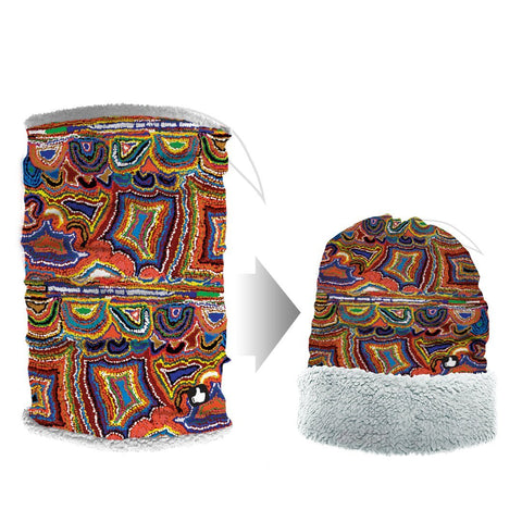 Aboriginee Plush Balance Extreme Weather Fit Tube Bandana Bandana Plush Balance Headwear  (743581646949)