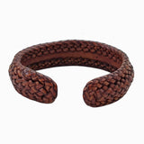 Copy of Copy of Boho Handcraft Braided Genuine Vegetal Leather Brown Bracelet-Unisex Gift Fashion Leather Jewelry-Cuff