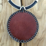 Boho Pewter and Leather Necklace (4095764824118)