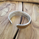 Boho Pewter Bracelet with Leather (4096036372534)