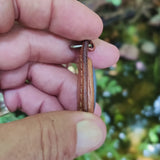 Handcrafted Genuine Vegetal Brown Leather Necklace with White Agate Setting-Quality Gift Unisex Fashion Leather Jewelry
