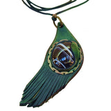 Bohemian Unique Handcrafted Genuine Vegetal Leather Necklace with Black Agate Stone-Lifestyle Unique Gift Unisex Fashion Leather Jewelry