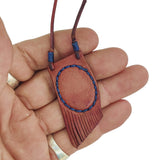Bohemian Unique Handcrafted Vegetal Brown Leather Necklace with Green Agate Stone-Lifestyle Unique Gift Unisex Fashion Leather Jewelry