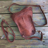 MADE TO ORDER-Handcrafted Leather Multifunctional Drop Leg Bag–Waist Fanny Pack With Wave-Gift Leather Lifestyle Cross body-Back Pack Bag