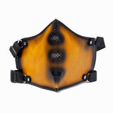 Hand Painted Vegetan Leather Bikers Mask Biker Mask The Ottoman Collection  (1912376393782)
