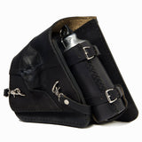 Handcrafted Vegetan Leather Motorcycle Side Bags motorcycle side bags Balance Headwear  (1914561101878)