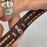 Boho Handcrafted Braided Brown Genuine Vegetal Leather Bracelet-Unique Gift Unisex Fashion Jewelry Cuff