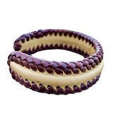 Boho Handcraft Braided Genuine Vegetal Leather Brown Bracelet-Unisex Gift Fashion Leather Jewelry-Cuff