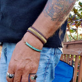 Boho Handcraft Braided Genuine Vegetal Leather Brown Bracelet-Unisex Gift Fashion Leather Jewelry-Cuff