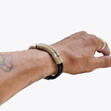 Handmade Trendy wristband genuine braided wrap leather bracelets men bangles for women fashion cuff-bracelet