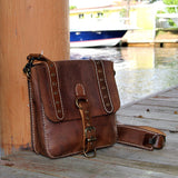 Handcrafted Leather Postman Shoulder Bag Biz Levanten  (1930683547702)