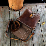 Handcrafted Leather Postman Shoulder Bag Biz Levanten  (1930683547702)