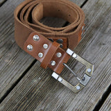 Handmade Leather 38 inch Belt Leather Belt Biz Levanten  (1929900032054)