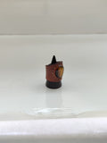 Unique Handcrafted Genuine Vegetal Brown Leather Ring with Tiger Eye Stone-Unisex Gift Fashion Jewelry Band with Naturel Stone