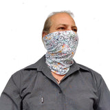 Neck Gaiter-Face Mask-Coolmax Bandana-Bicycle-White Bandana-Sports Wear-Quality Gift Active Purpose Headwear Face Shield