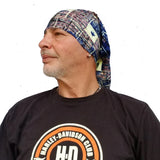Neck Gaiter-Face Mask-Head Scarves-Headband-Croxrail-Blue Bandana-Hair Scarf-Gift Face Shield-Headwear