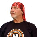 Neck Gaiter-Face Mask-Head Scarves-Headband-Elektro Red-Red Bandana-Quality Gift-Hair Scarf