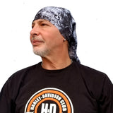 Neck Gaiter-Face Mask-Head Scarves-Headband-Elektro White Bandana-White Bandana-Quality Gift Face Shield