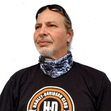 Neck Gaiter-Face Mask-Head Scarves-Headband-Elektro White Bandana-White Bandana-Quality Gift Face Shield