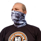 Neck Gaiter-Face Mask-Head Scarves-Headband-Elektro White Bandana-White Bandana-Quality Gift Face Shield
