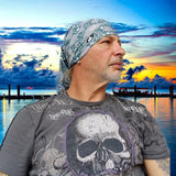 Neck Gaiter-Face Mask-Head Scarves-Headband-Flock Fish Design Green Bandana-Quality Gift Headwear-Face Shield