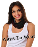 Neck Gaiter-Face Mask-Head Scarves-Headband-Charon-White Marina Bandana Face Shield-Hair Scarf-Bandana Headwear