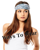 Neck Gaiter-Face Mask-Head Scarves-Headband-Clay Camo-Camo bandana-Hair Scarf-Bandanna-Life Style Face Shield Headwear