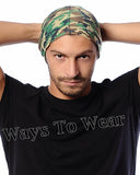 Unique Neck Gaiter - Triangle Face Mask - Pixel Camo - Camo Face Mask - Biker Bandana - Gift Design Scarf