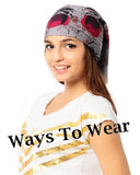 Neck Gaiter-Face Mask-Head Scarves-Headband-Skulls Red-Rose Gold and White Color Bandana-Quality Gift Headwear Face Shield